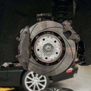 Modern Car Brake Pads and Discs Replacing