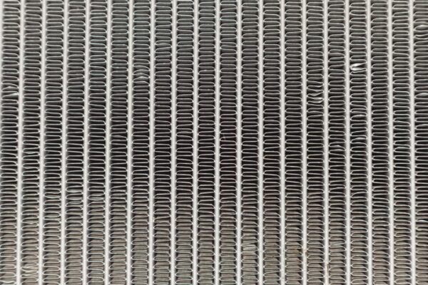 Texture of Car aluminum Heat Exchanger. Air Heater radiator for high-powered racing engines